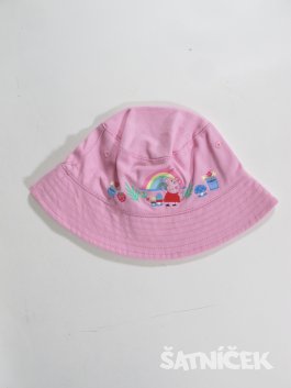 Růžový klobouček pro holky secondhand
