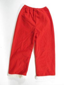 Kalhoty vánoční   červené pro děti 
