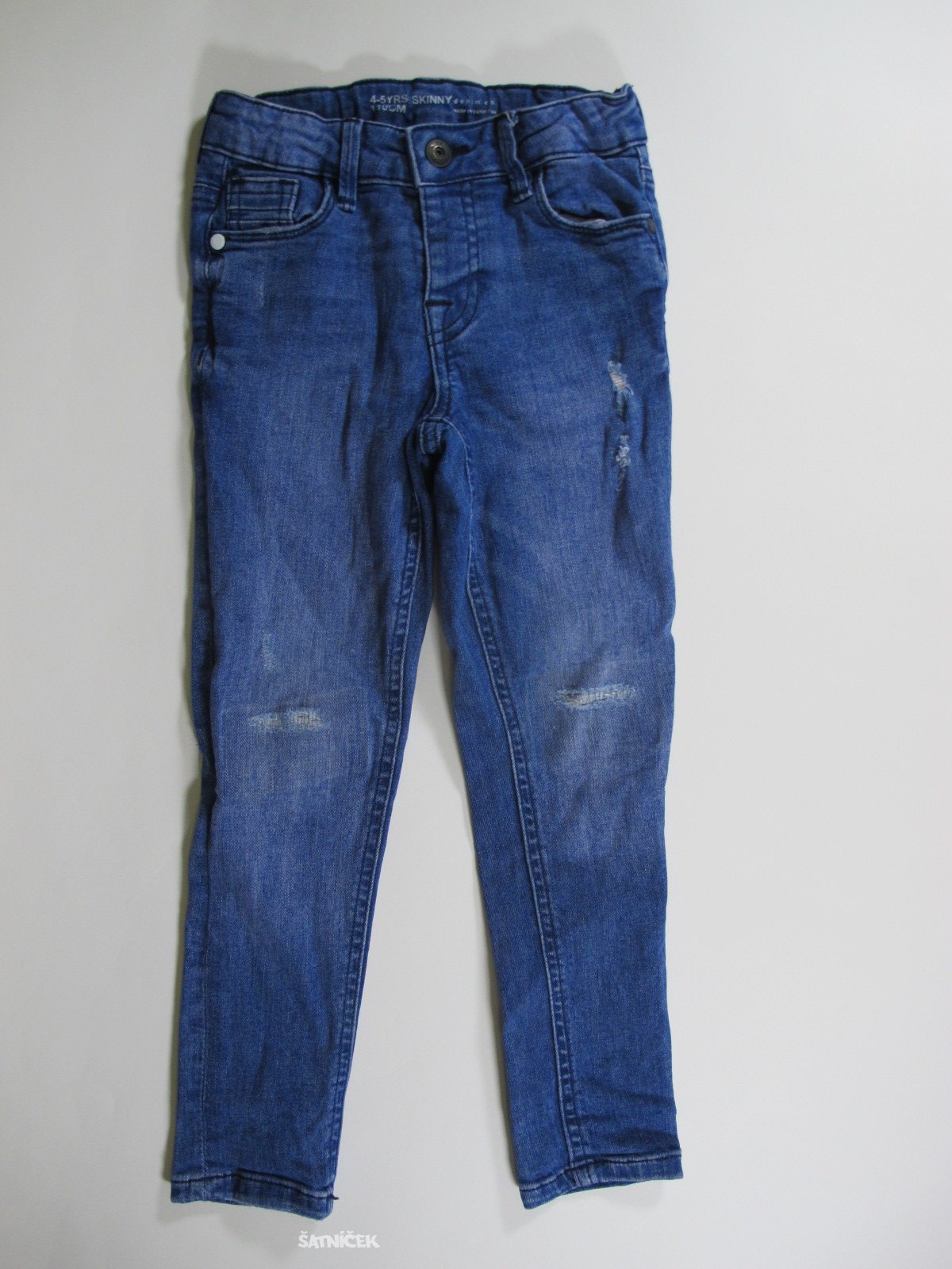Džínové kalhoty pro kluky modré secondhand
