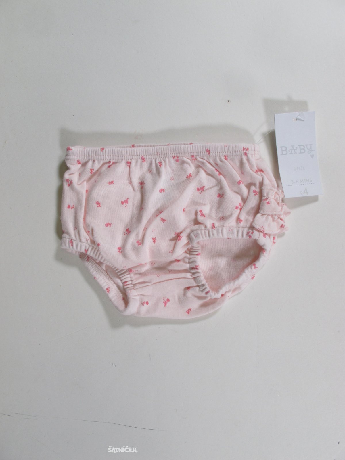 Kalhotky k šatičkam  růžové outlet 