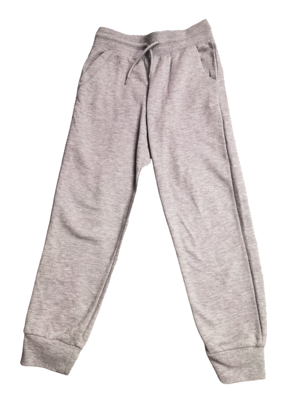 Šedé tepláky na šňůřku v pase secondhand Primark