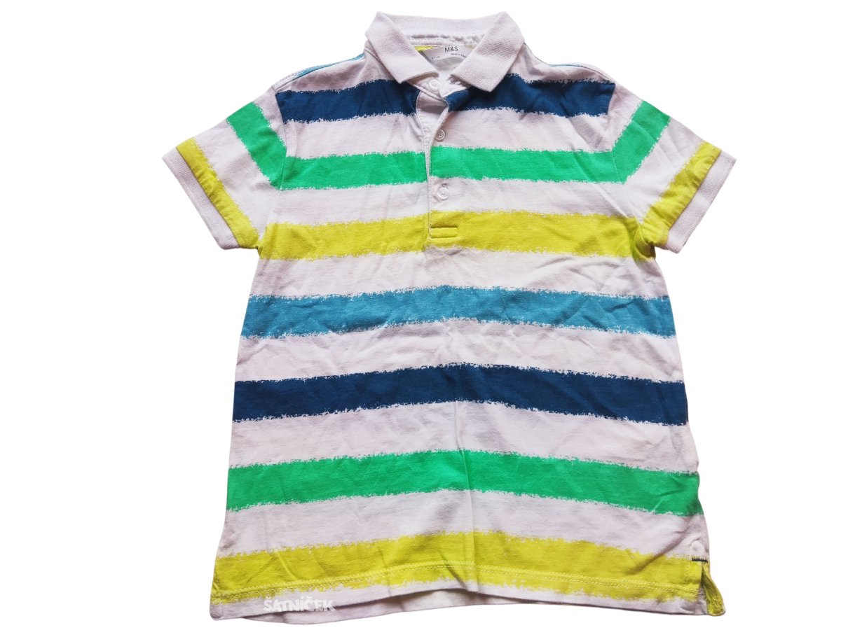 Pruhovaná polokošile pro kluky secondhand M&S