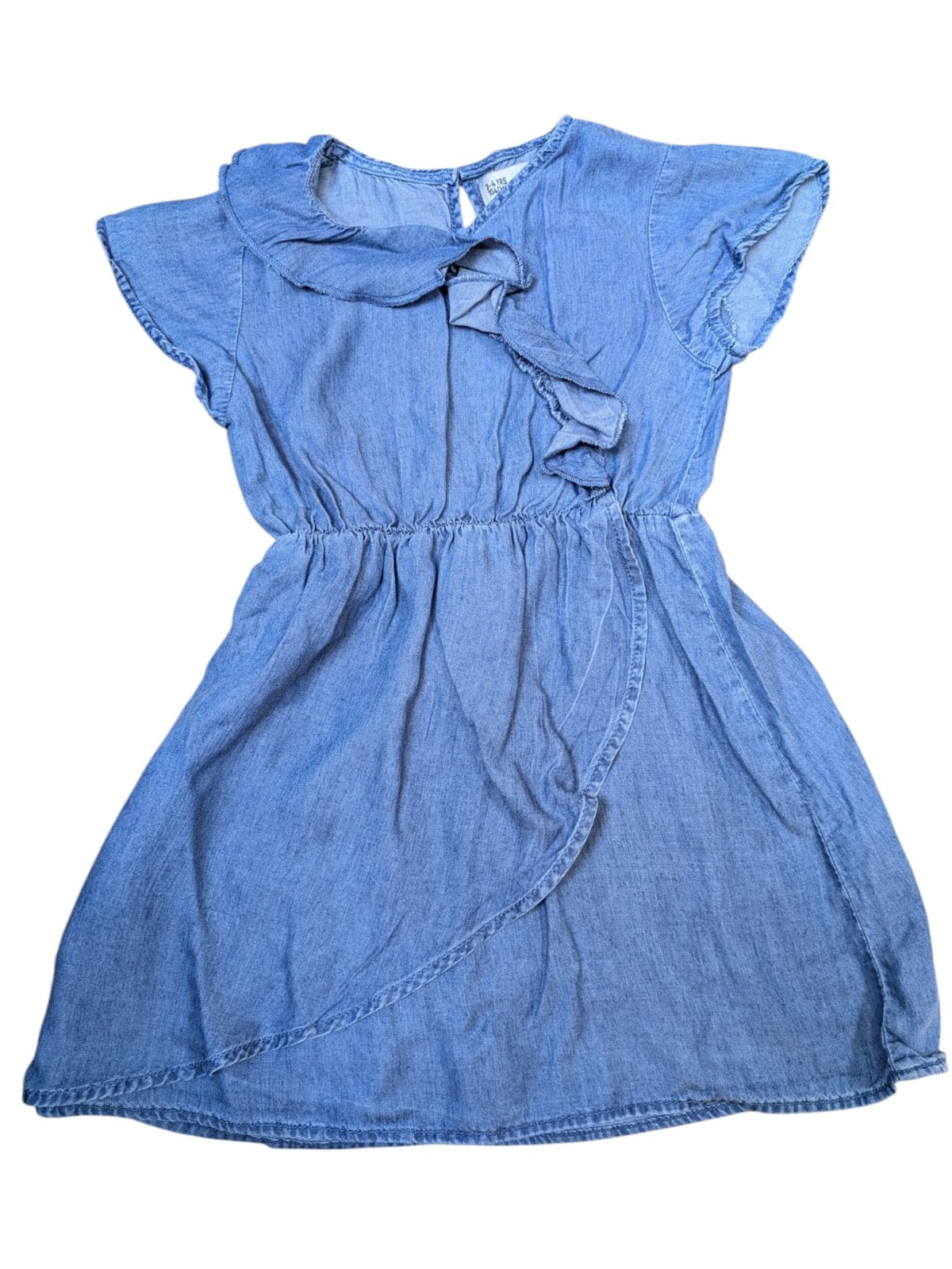 Modré šaty žíhané pro holky secondhand Denim Co.