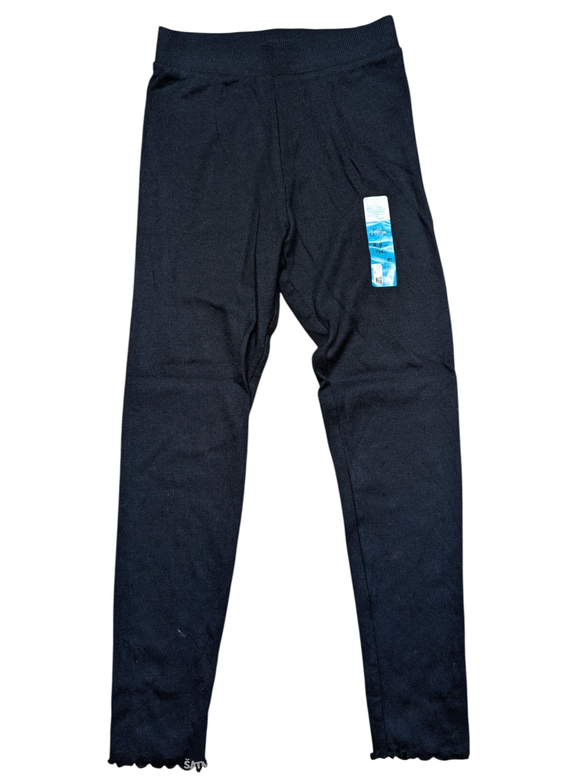 Černé elasťáky žebrované pro holky outlet Primark