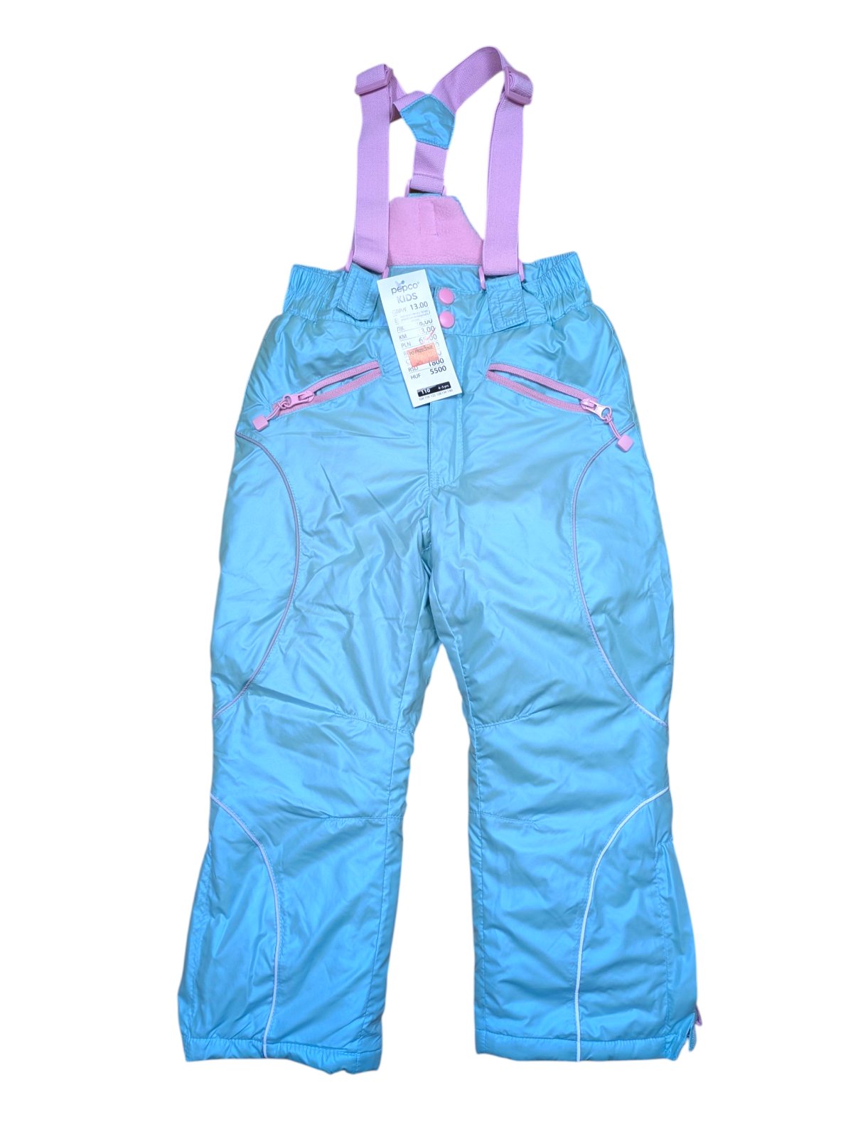 Růžovo tyrkysové oteplováky pro holky Outlet Pepco