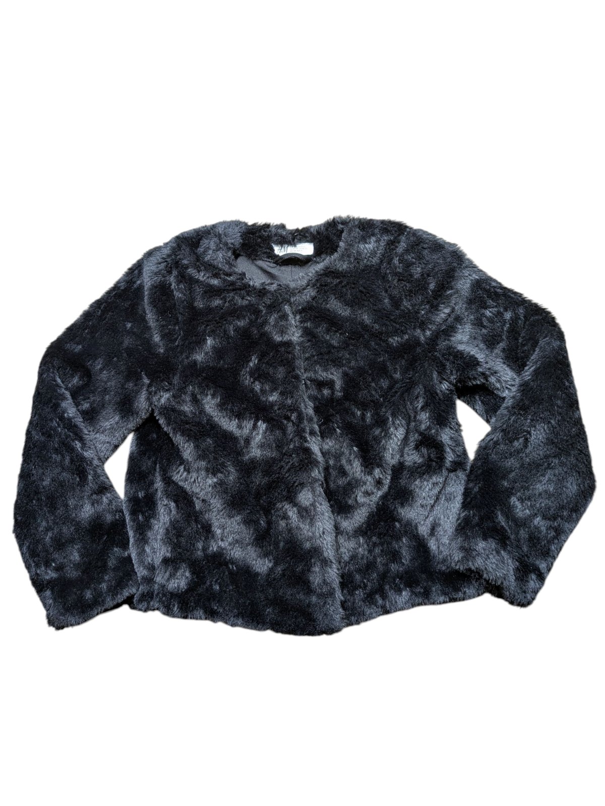 černý kožíšek pro holky secondhand 