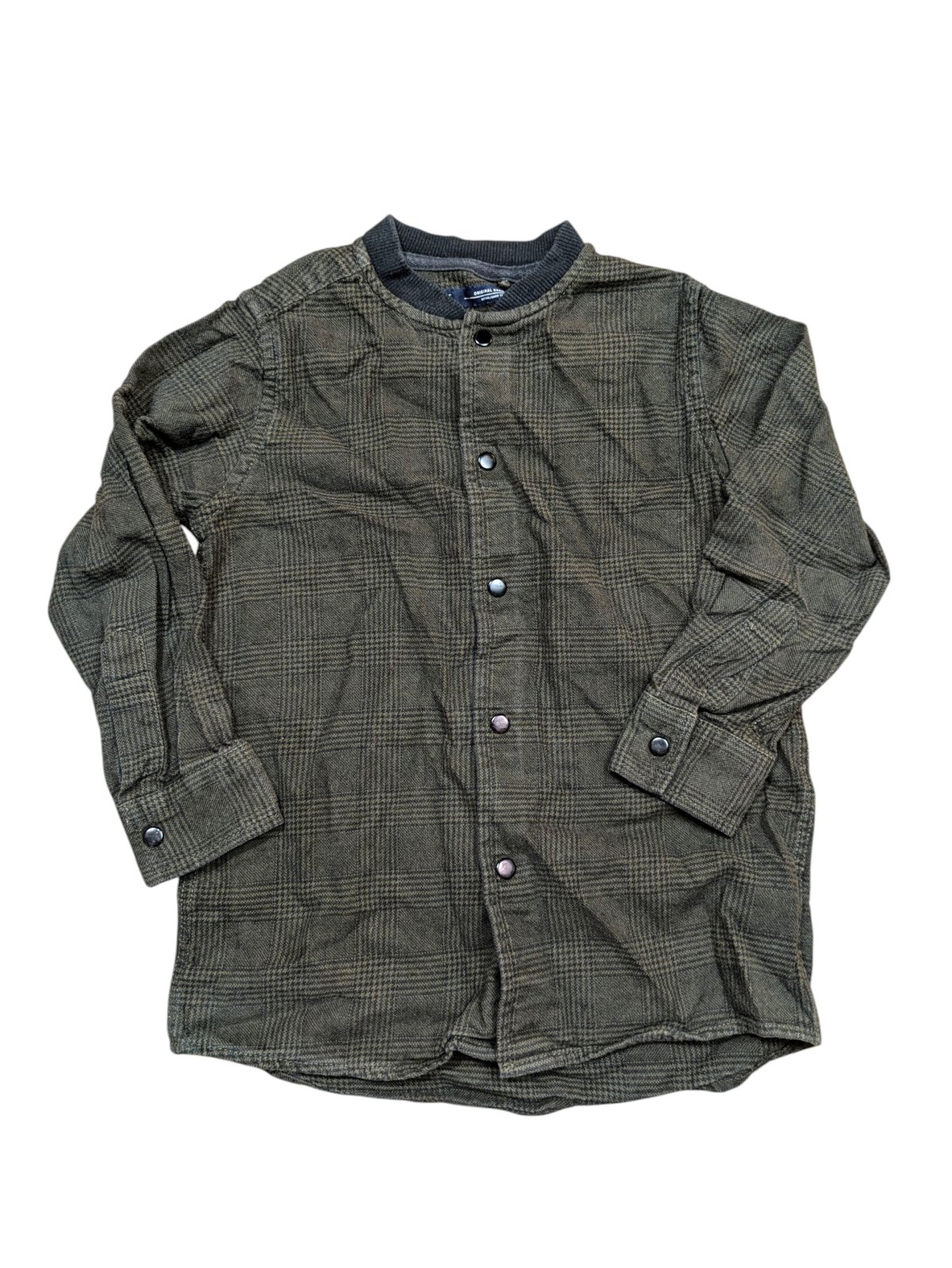 Tmavě zelená vzorovaná košile pro kluky secondhand Next