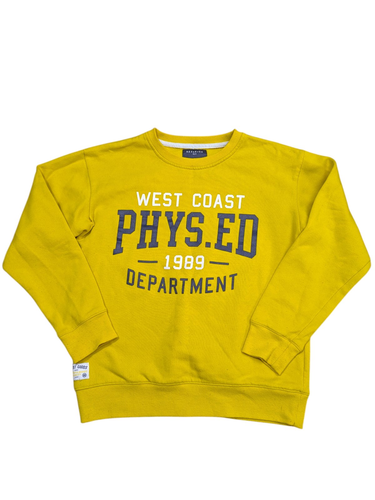 Žlutá mikina s nápisem pro kluky secondhand Reserved