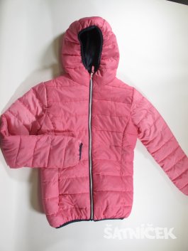 Zimní bunda pro holky růžová secondhand