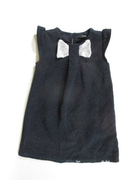 Úpletové šaty pro holky s puntíkem  secondhand