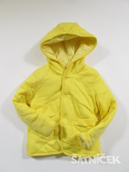 Oboustranný žlutý kabátek 