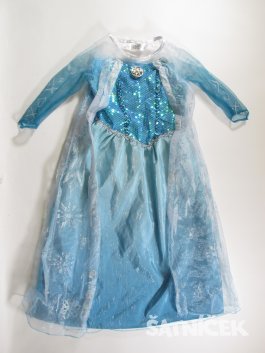 Šaty  pro holky na karneval modré  secondhand