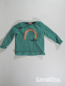 Puntíkovaná mikina pro holky secondhand