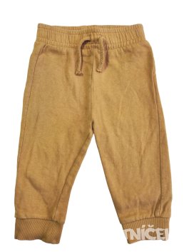 Tepláky hnědé pro kluky secondhand