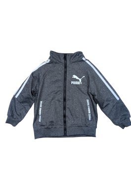 Šedá sportovní mikina pro kluky secondhand Puma