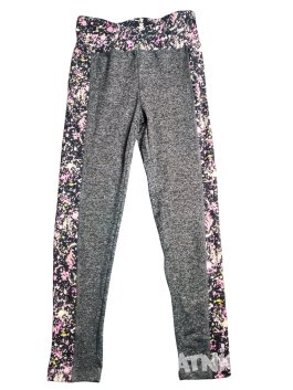 Šedé elasťáky s barevným vzorem pro holky outlet Primark