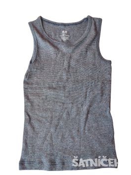 Šedé tílko pro kluky secondhand H&M