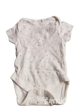 Bílé body s hvězdičkami krátký rukáv secondhand Next