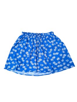 Modrá sukně kytičkovaná pro holky secondhand H&M