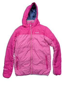 Růžová zimní bunda pro holky secondhand Regatta