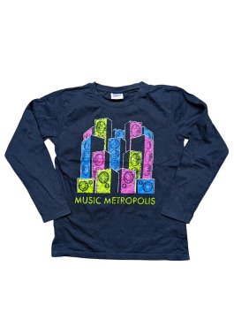 černé triko pro kluky s dlouhým rukávem secondhand