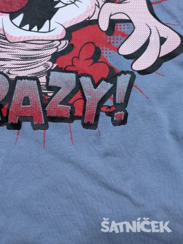 Modré triko s obrázkem pro kluky secondhand M&S