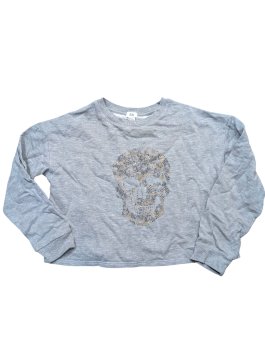 Šedá mikina slabá s obrázkem pro holky secondhand River Island